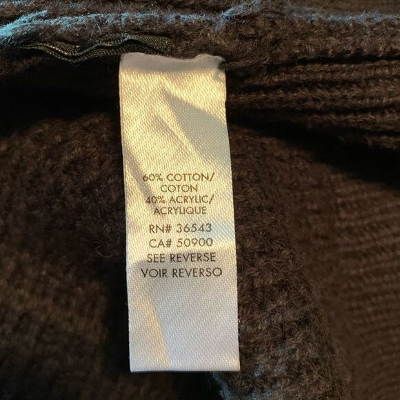 Calvin Klein dark brown cocoon cardigan - Picture 5 of 11